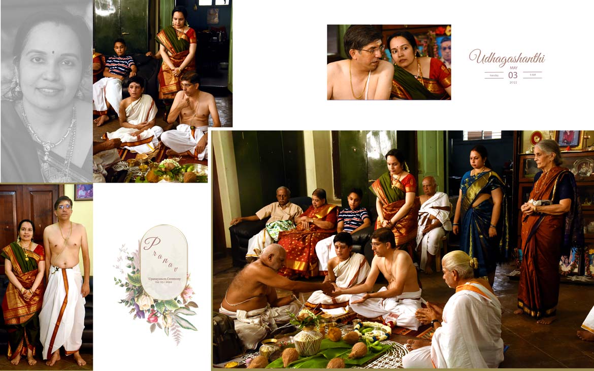 Upanayanam photo Book Pranav rituals begin