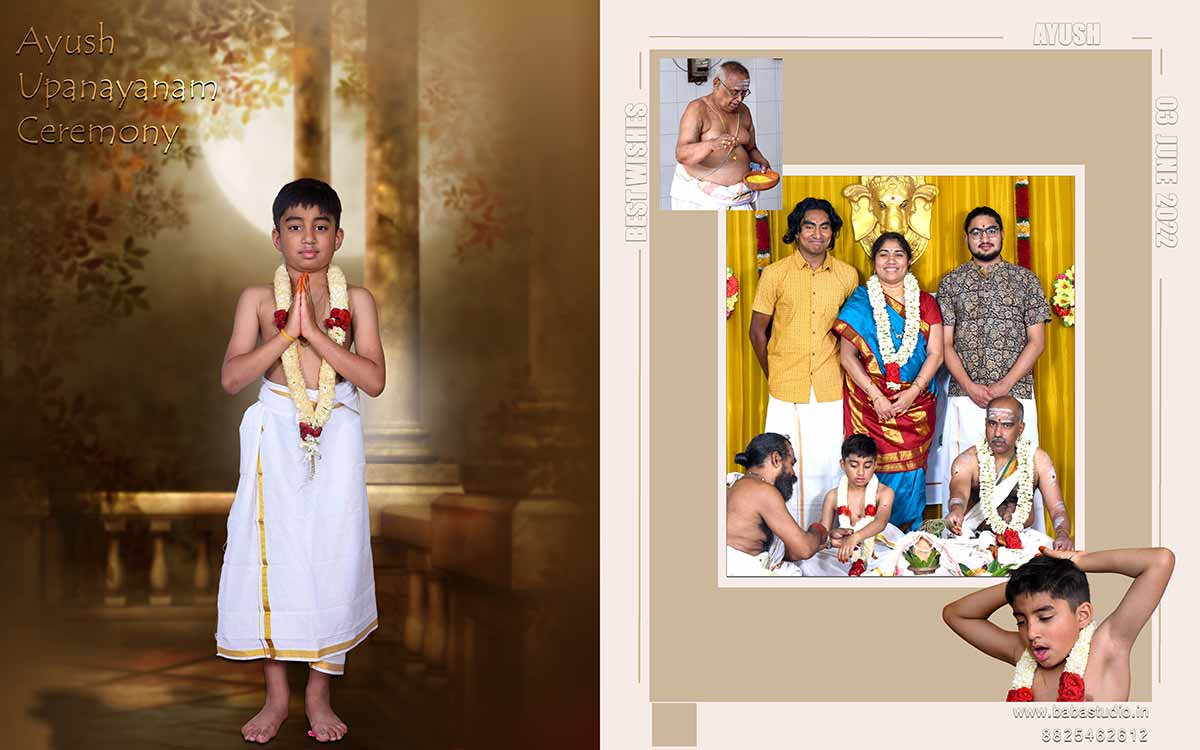 Upanayanam Photography Package - Wedding Photographers in ...