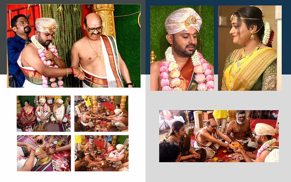 traditional wedding photography Album in Coimbatore