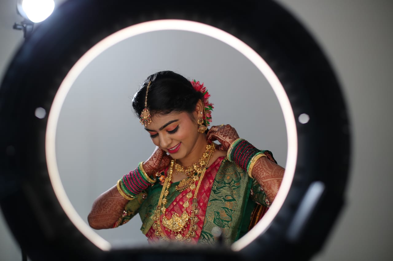 Candid Photography | bride getting ready photo