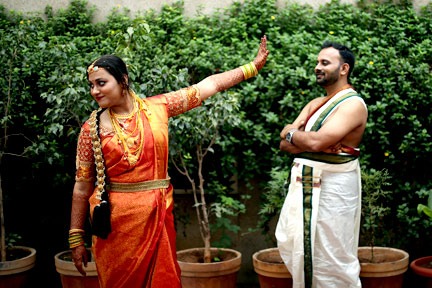 Traditional wedding photo shoot in Coimbatore