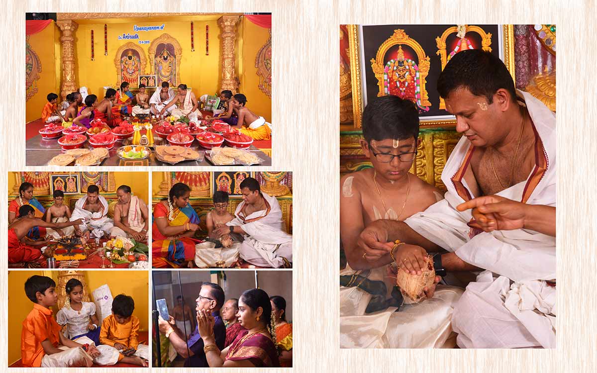 Upanayanam Photography Glimpses from Darsh's poonal function Album
