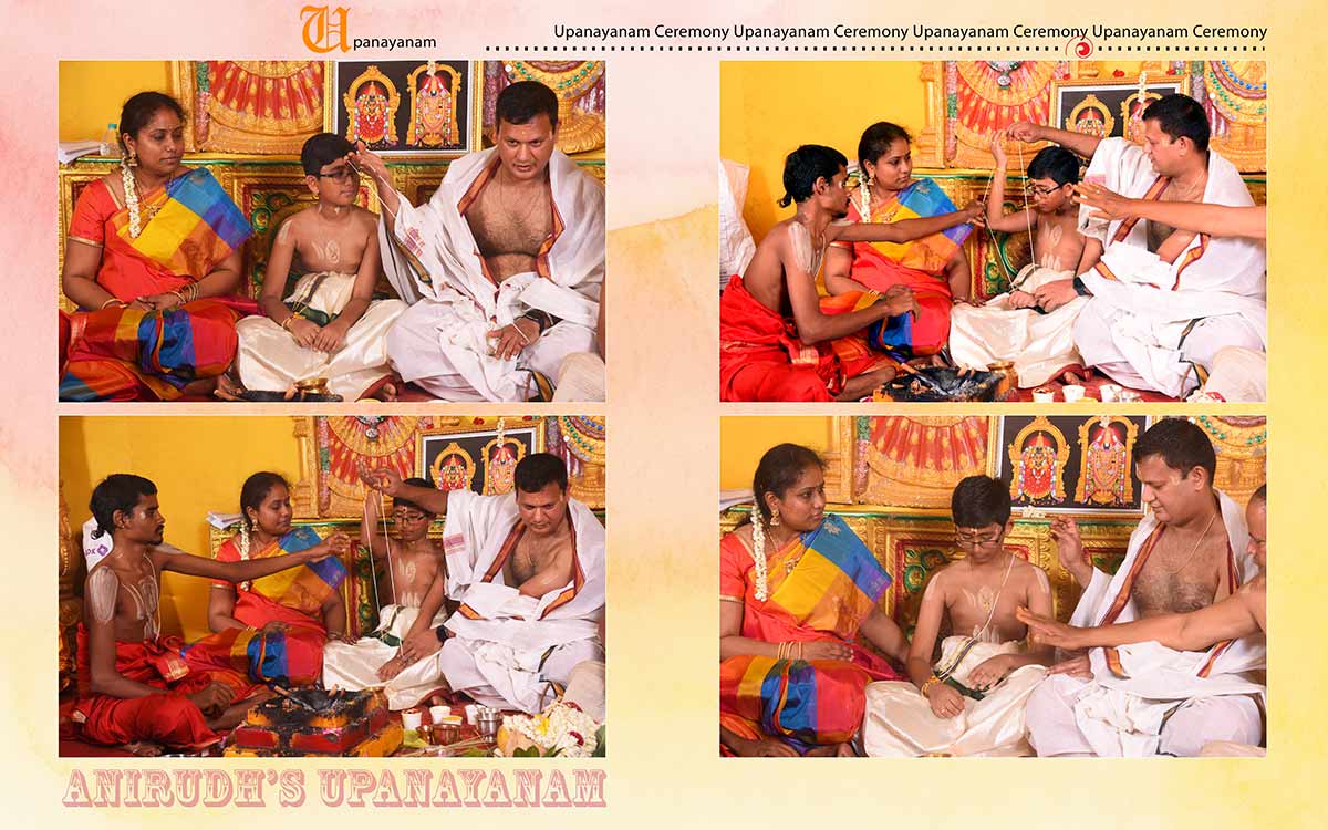 Upanayanam Photography Glimpses from Darsh's poonal function