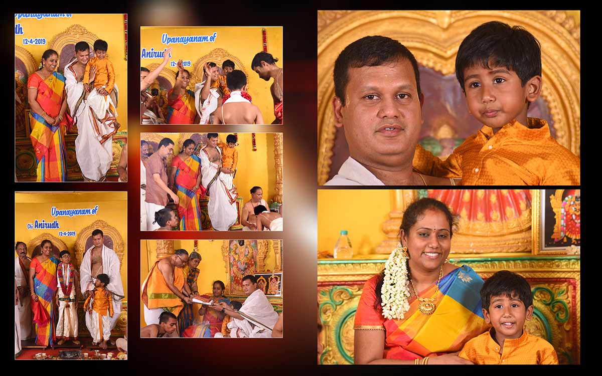 Upanayanam Photography Glimpses from Tarun's poonal function