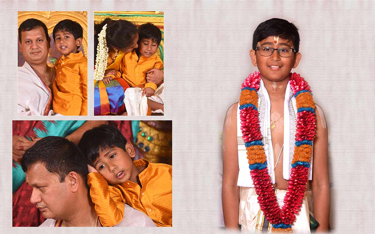 Upanayanam Photography Glimpses from Tarun's poonal function held in Chennai