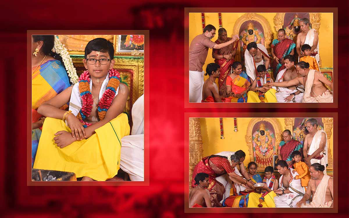 Upanayanam Photography Glimpses from Theja's function Album