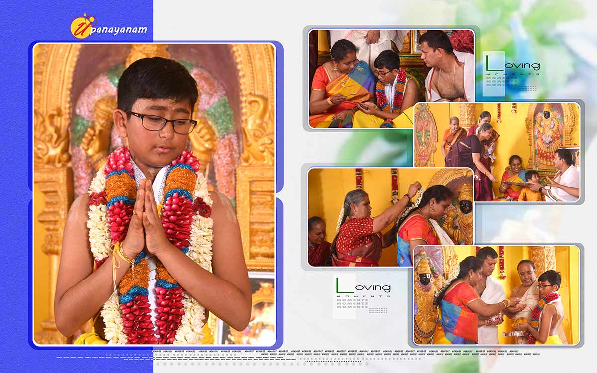 Upanayanam Photography Glimpses from Theja's poonal function Album