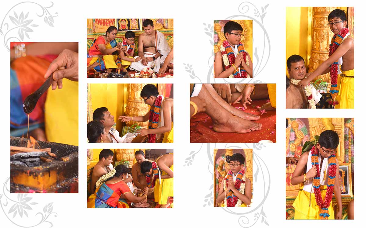 Upanayanam Photography Glimpses from Krishna's function Album