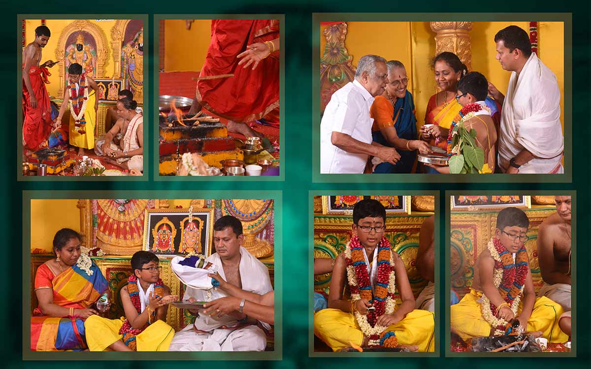 Upanayanam Photography Glimpses from Krishna's poonal function