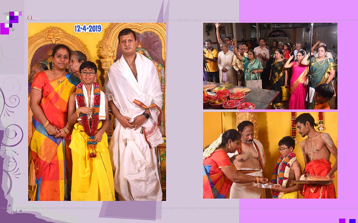 Upanayanam Photography Glimpses from Rohan's poonal function held in Sringeri