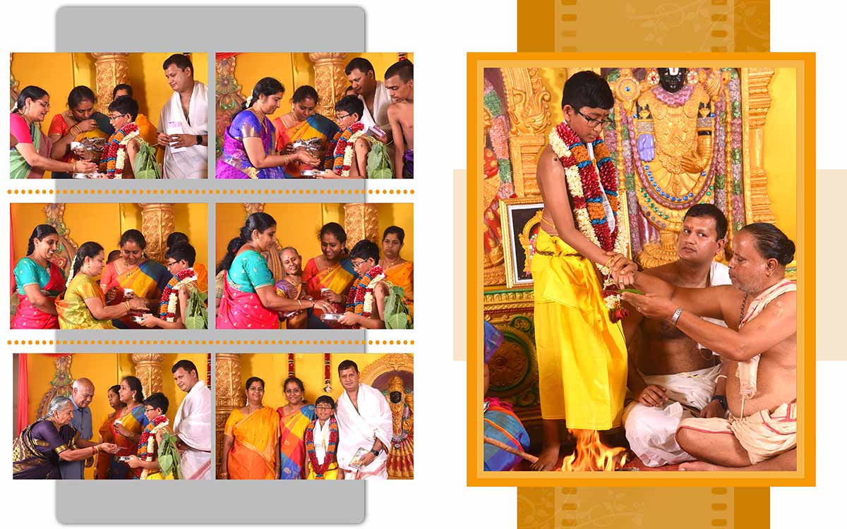Upanayanam Photography Glimpses from Rohan's poonal function