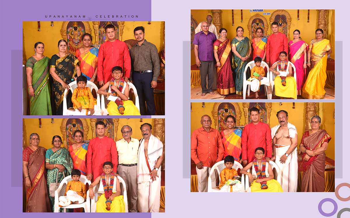 Upanayanam Photography Glimpses from Aarush's poonal function