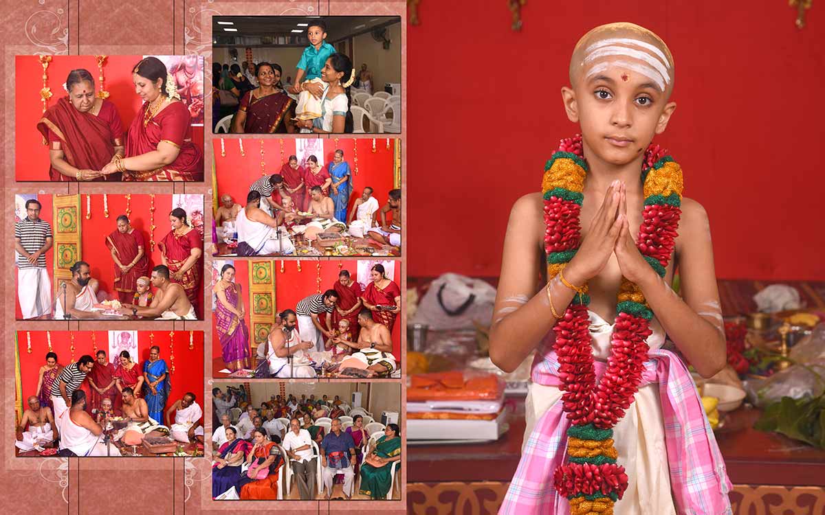 Upanayanam Photography Images from Satvik's Album | Candid images are aplenty