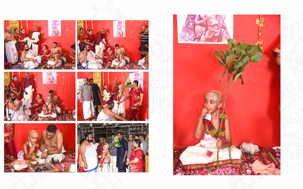 Upanayanam Photography Images from Pranav's Album | Bikshai Arisi Ritual