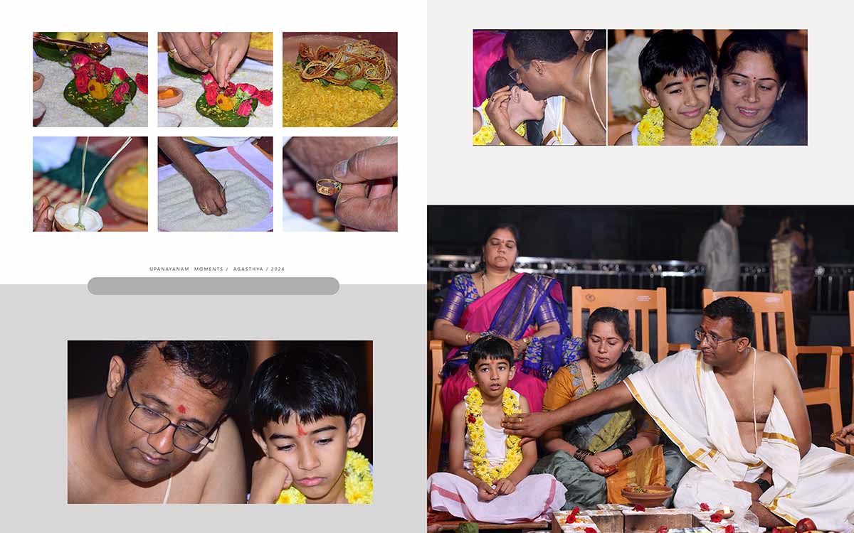 Sringeri Upanayanam Photography Agasthya's Parents