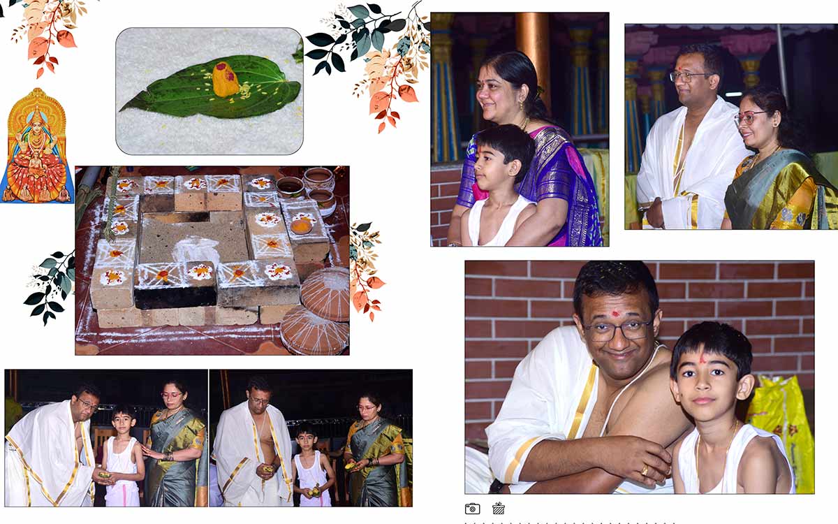 Sringeri Upanayanam Photography elders bless