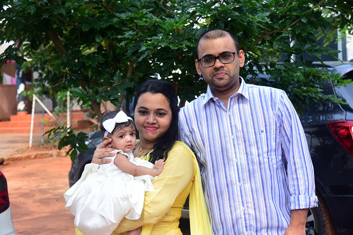 naming-ceremony-photography-album | With God parents