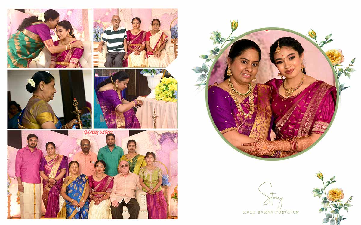 Half Saree Ceremony Photos of Hamsika