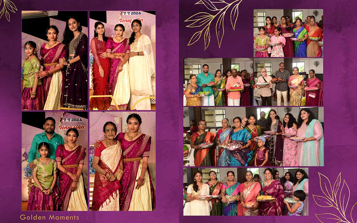 Half Saree Function Portrait Photos in Coimbatore