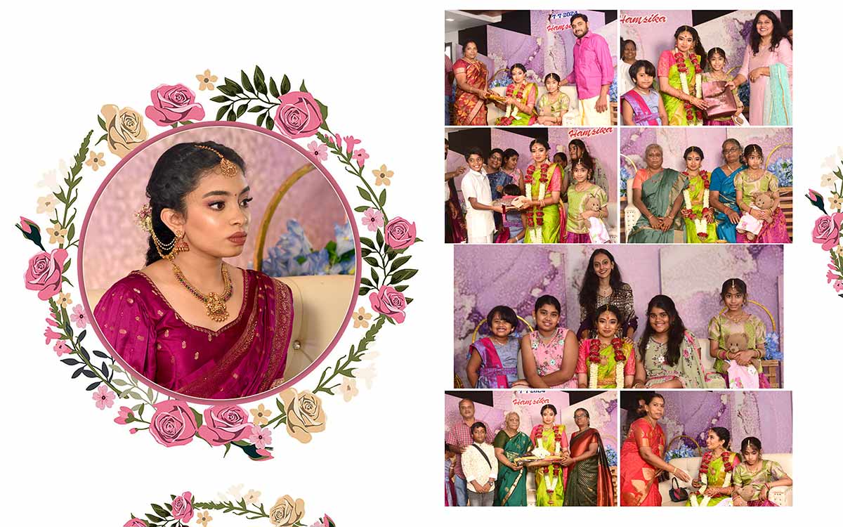 Puberty ceremony Photography of Hamsika