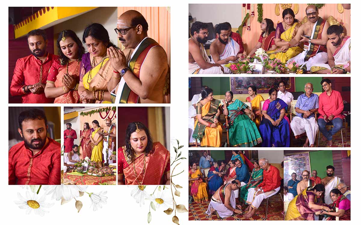 An important ritual in Sashtiabthapurti ceremony