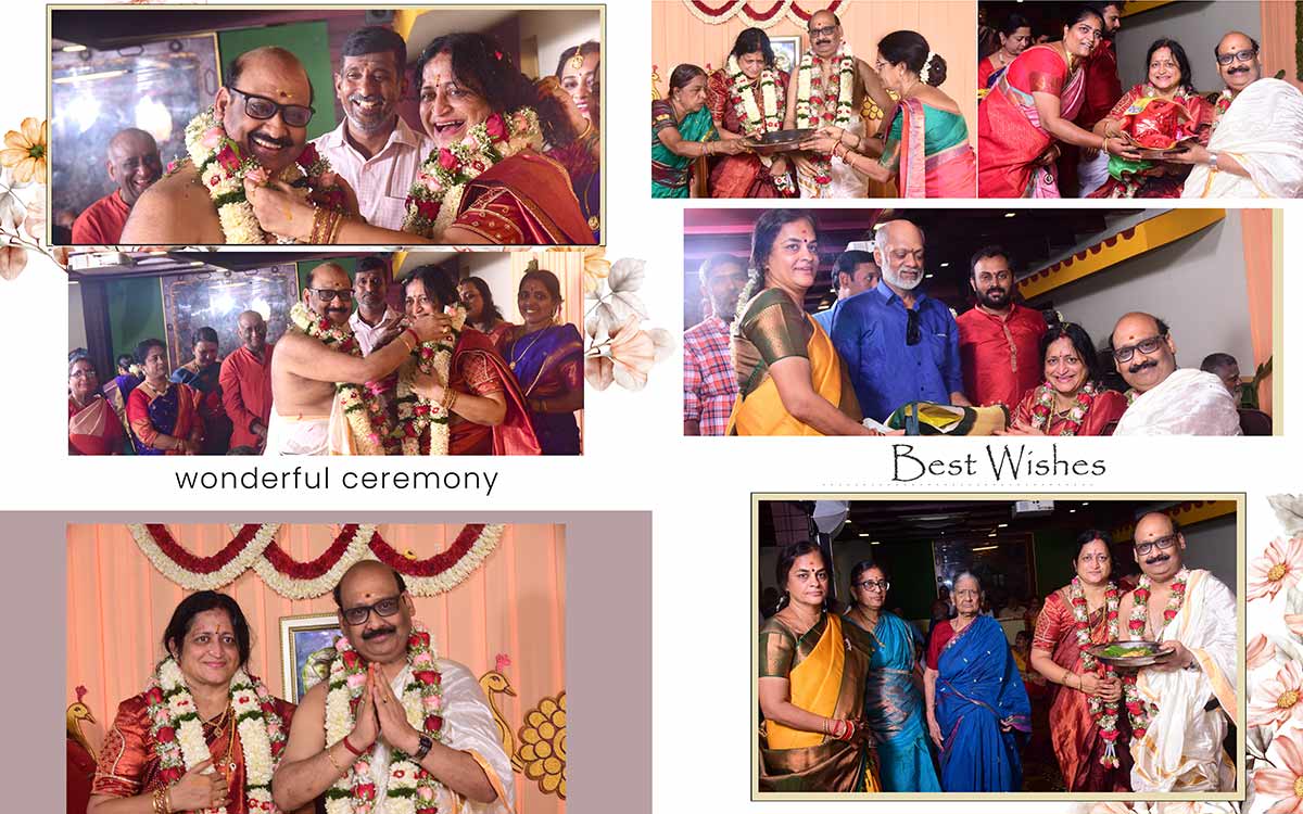 Family time | Blessing the sashtiabthapoorthi couple