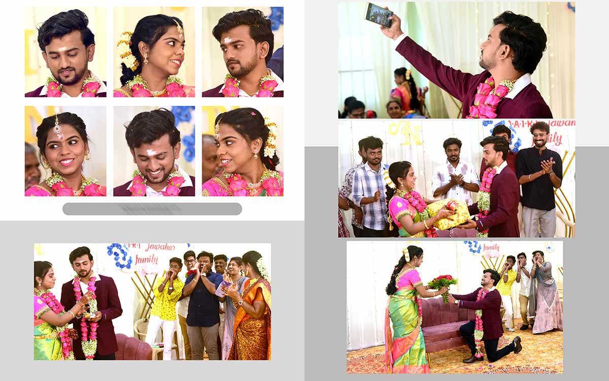 Wedding Engagement Photographs In Theni