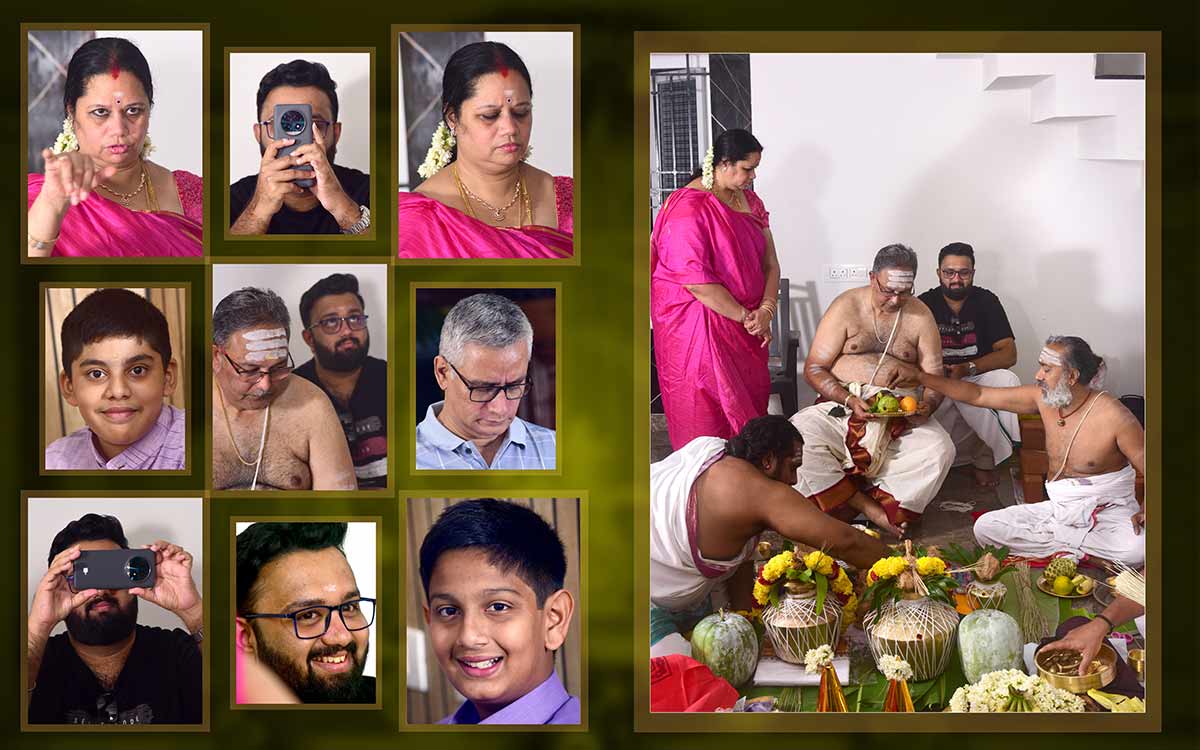 Photography by Baba Studio | Candid moments in a Grihapravesam event