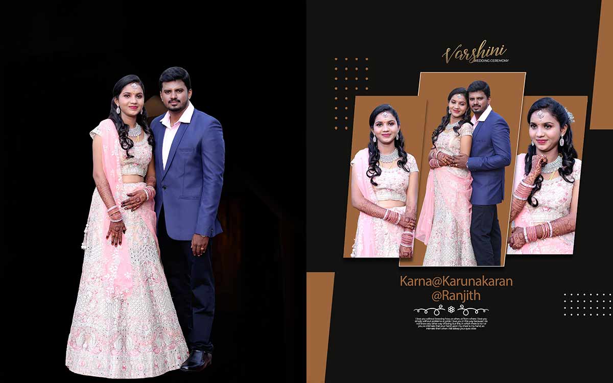 Photography for Wedding Reception in Coimbatore