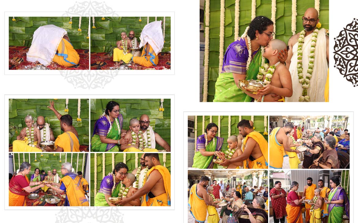 Photography for Upanayana Brahmopadesam Ceremony