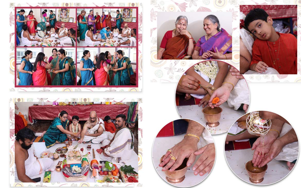 Rituals in an Upanayanam Ceremony. Photography by Baba Studio Coimbatore