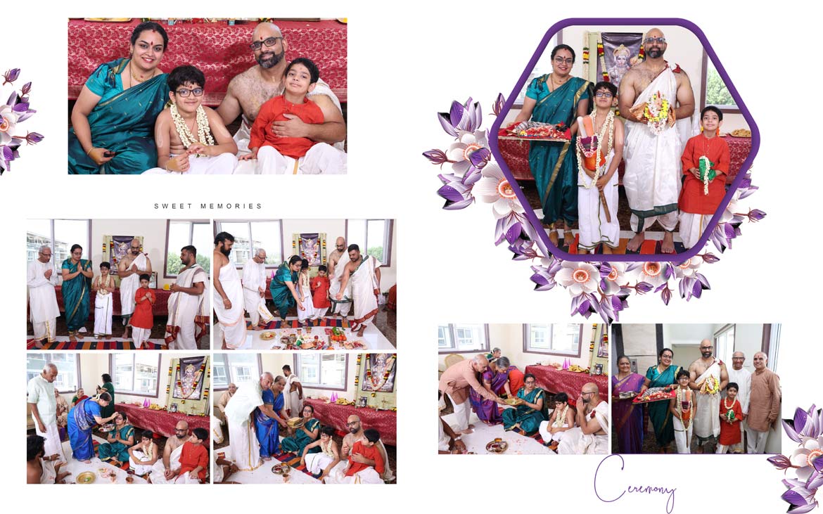 Professional Photography services for Upanayana ceremony in Coimbatore