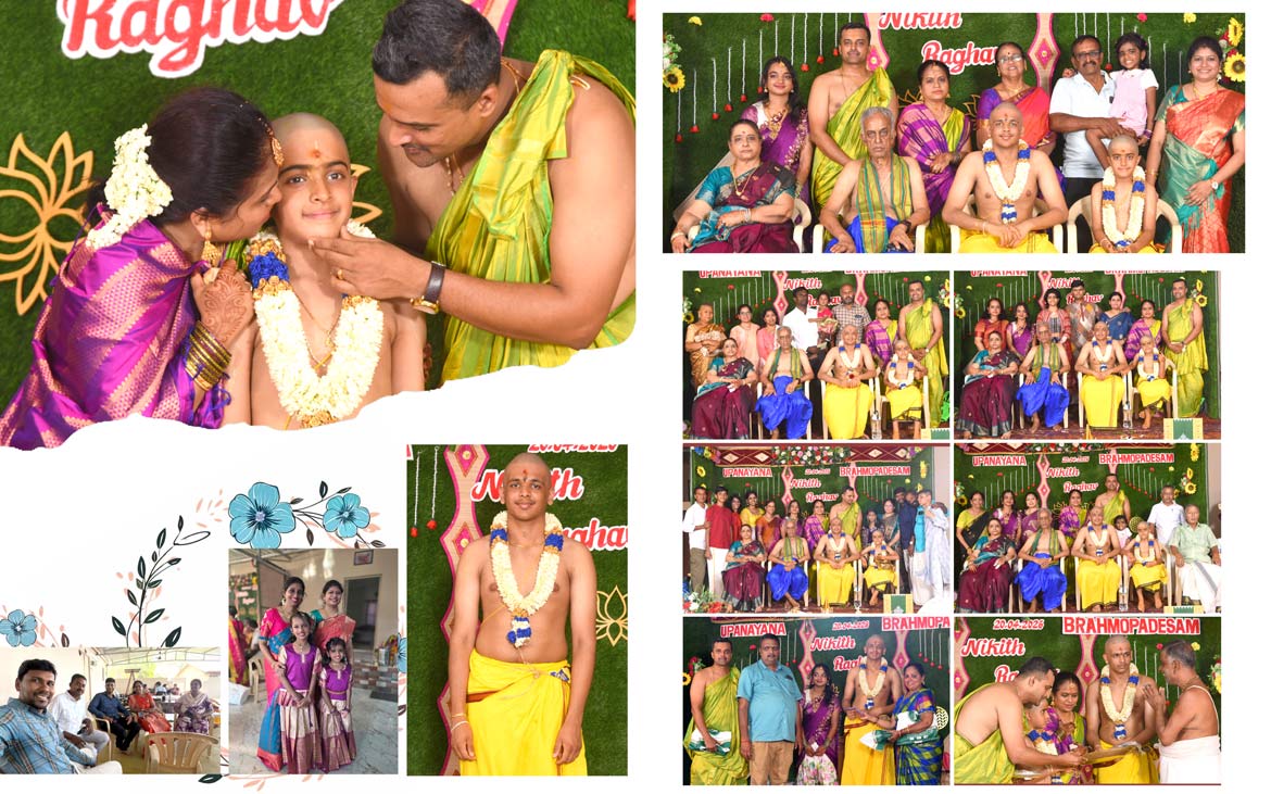Upanayanam function photography